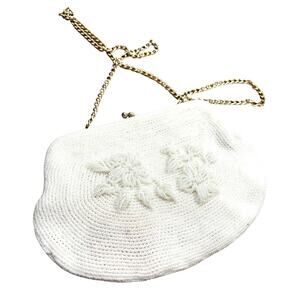 Vintage Walborg 1970's beaded evening bag wedding prom purse made in Taiwan